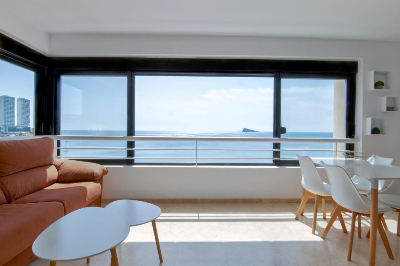 Luminoso Apartamento En Primera Linea De Playa Benidorm Exterior foto
